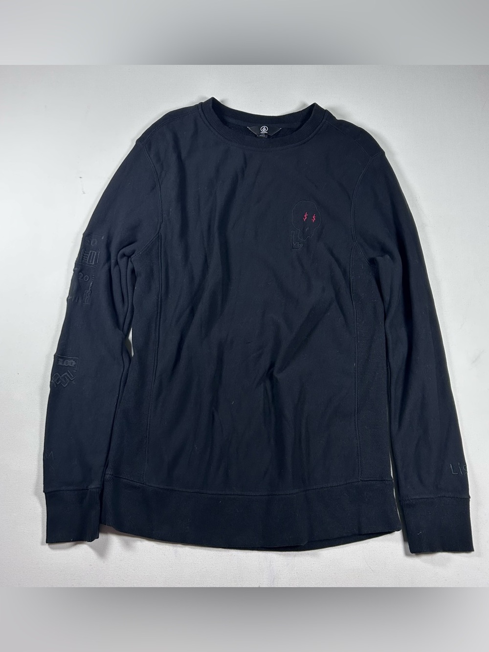 VOLCOM x Banksy Sweatshirt Crewneck Mens M Embroider Anthony Lister RARE Release